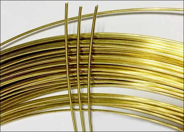 Brass coated hose wire