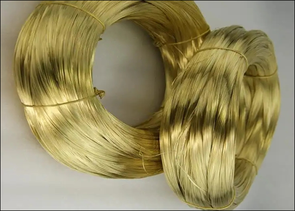 Brass coated binding wire