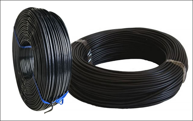 Green PVC Coated Wire G12 (1 Roll 40kg)