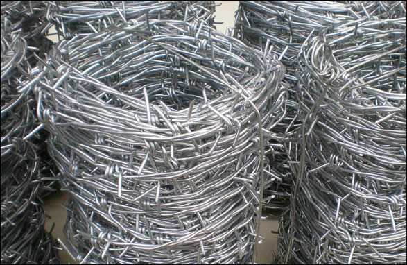 12 gauge barbed wire hot dip galvanized