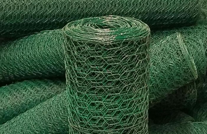 Hex Mesh Made of Wire PVC Coated for Fencing Uses